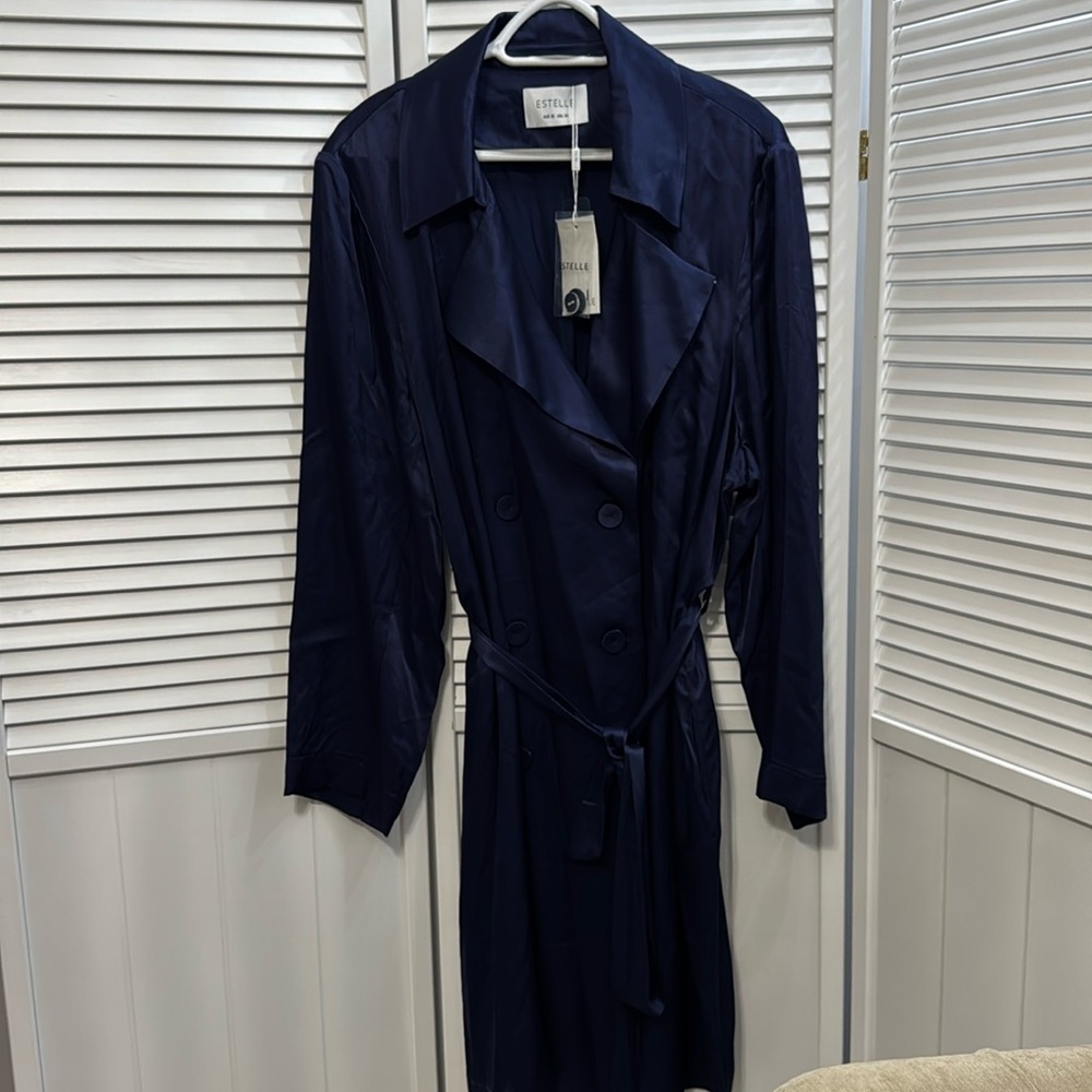 Estelle trench silky jacket